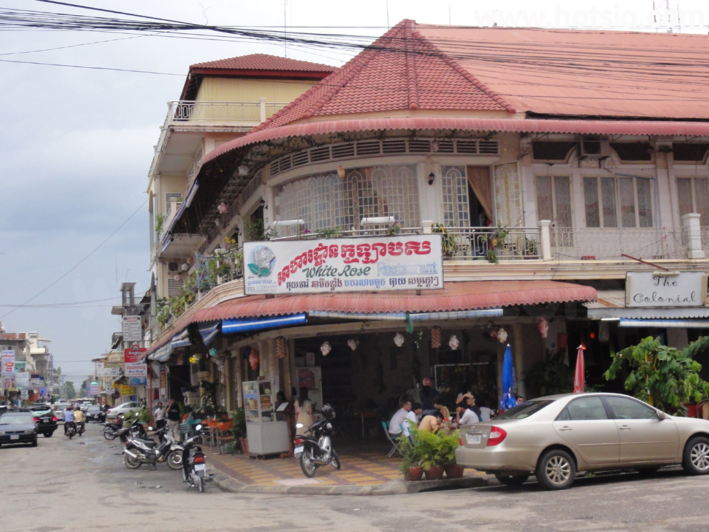 พระตะบอง ร้านอาหาร white rose พระตะบอง