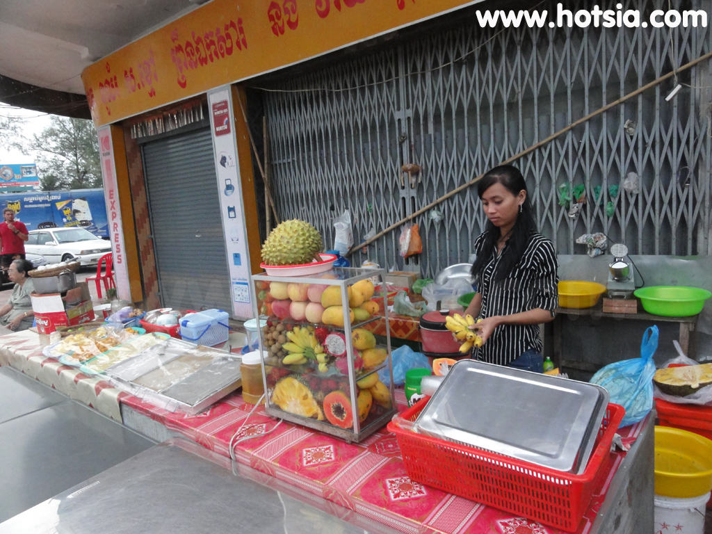 จังหวัดกำปอด ร้านอาหารโต้รุ่ง ทุเรียนปั่น