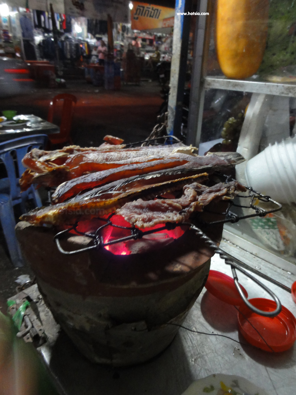 กำปงธม ปลาช่อนแห้งโตนเลสาบ