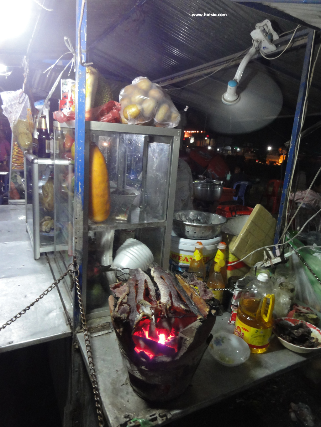 กำปงธม ปลาช่อนแห้งโตนเลสาบ