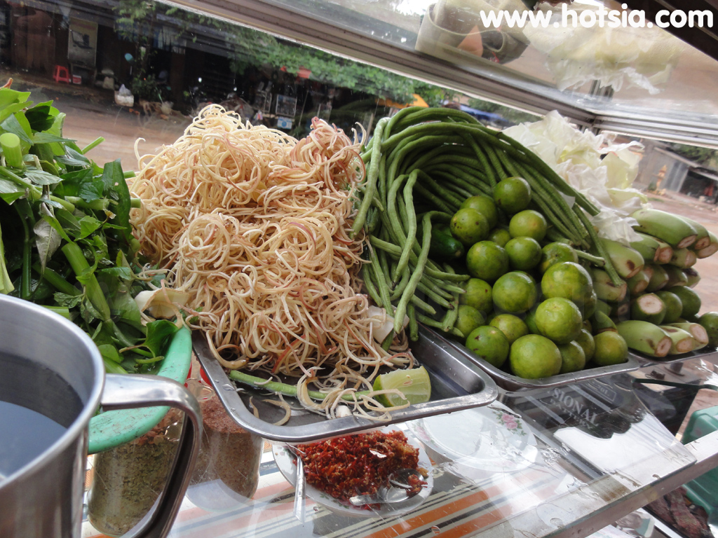 จังหวัดพระวิหาร อาหารท้องถิ่นในเมืองพนมตะเบ็งเมียนเจย จังหวัดพระวิหาร