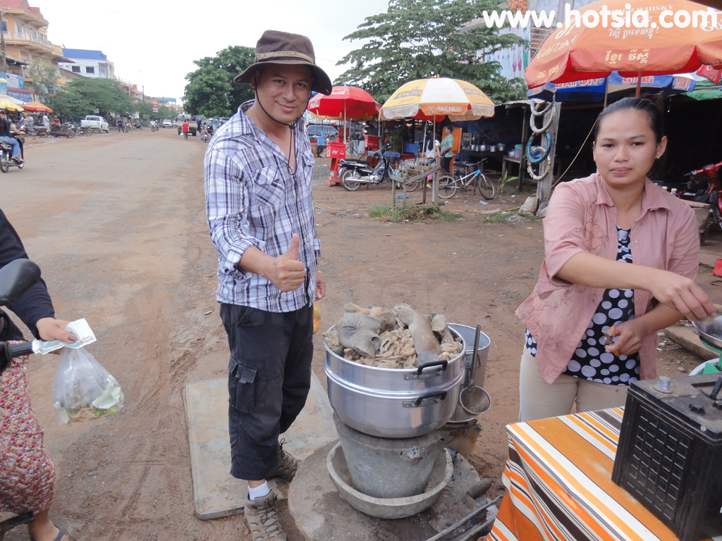 จังหวัดพระวิหาร อาหารท้องถิ่นในเมืองพนมตะเบ็งเมียนเจย จังหวัดพระวิหาร