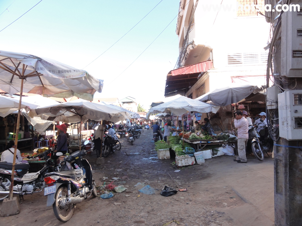 เสียมเรียบ ตลาดสดเสียมเรียบ