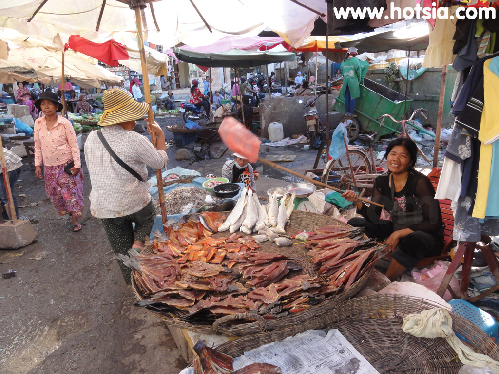 เสียมเรียบ ตลาดสดเสียมเรียบ