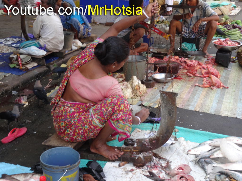 แบกเป้เที่ยวโกลกาตา ตลาดเช้าโกลกาตา