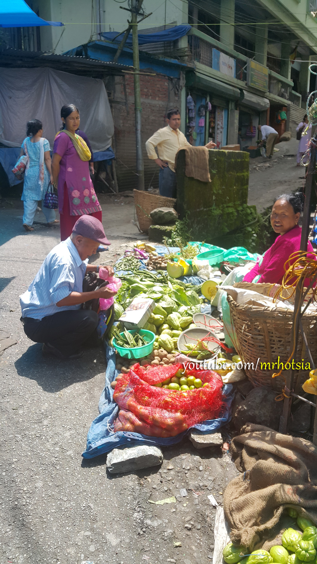 เมืองน้ำชี รัฐสิกขิม อินเดีย ตลาดเมืองน้ำชี สิกขิมใต้ อินเดีย