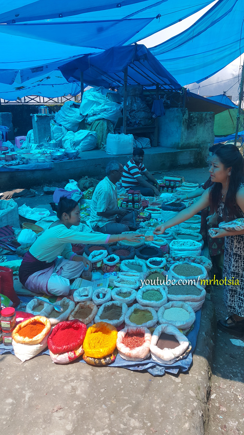 เมืองน้ำชี รัฐสิกขิม อินเดีย ตลาดเมืองน้ำชี สิกขิมใต้ อินเดีย