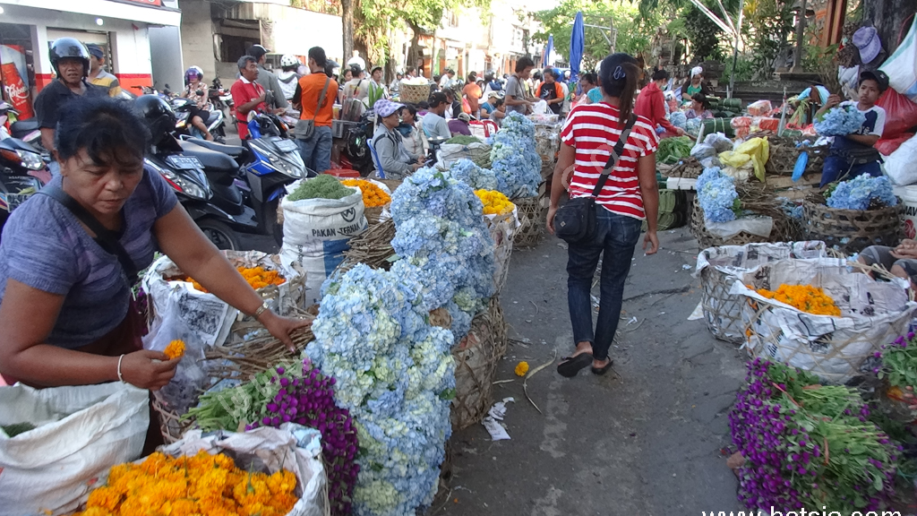 เที่ยวบาหลีด้วยตัวเอง ตลาดดอกไม้บาหลี