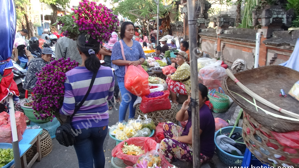 เที่ยวบาหลีด้วยตัวเอง ตลาดดอกไม้บาหลี