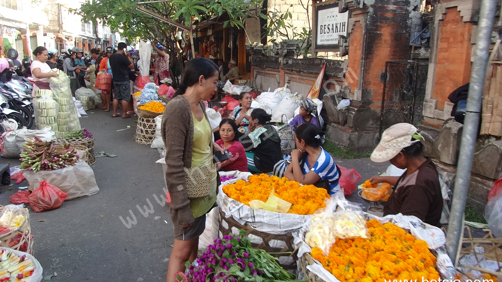 เที่ยวบาหลีด้วยตัวเอง ตลาดดอกไม้บาหลี