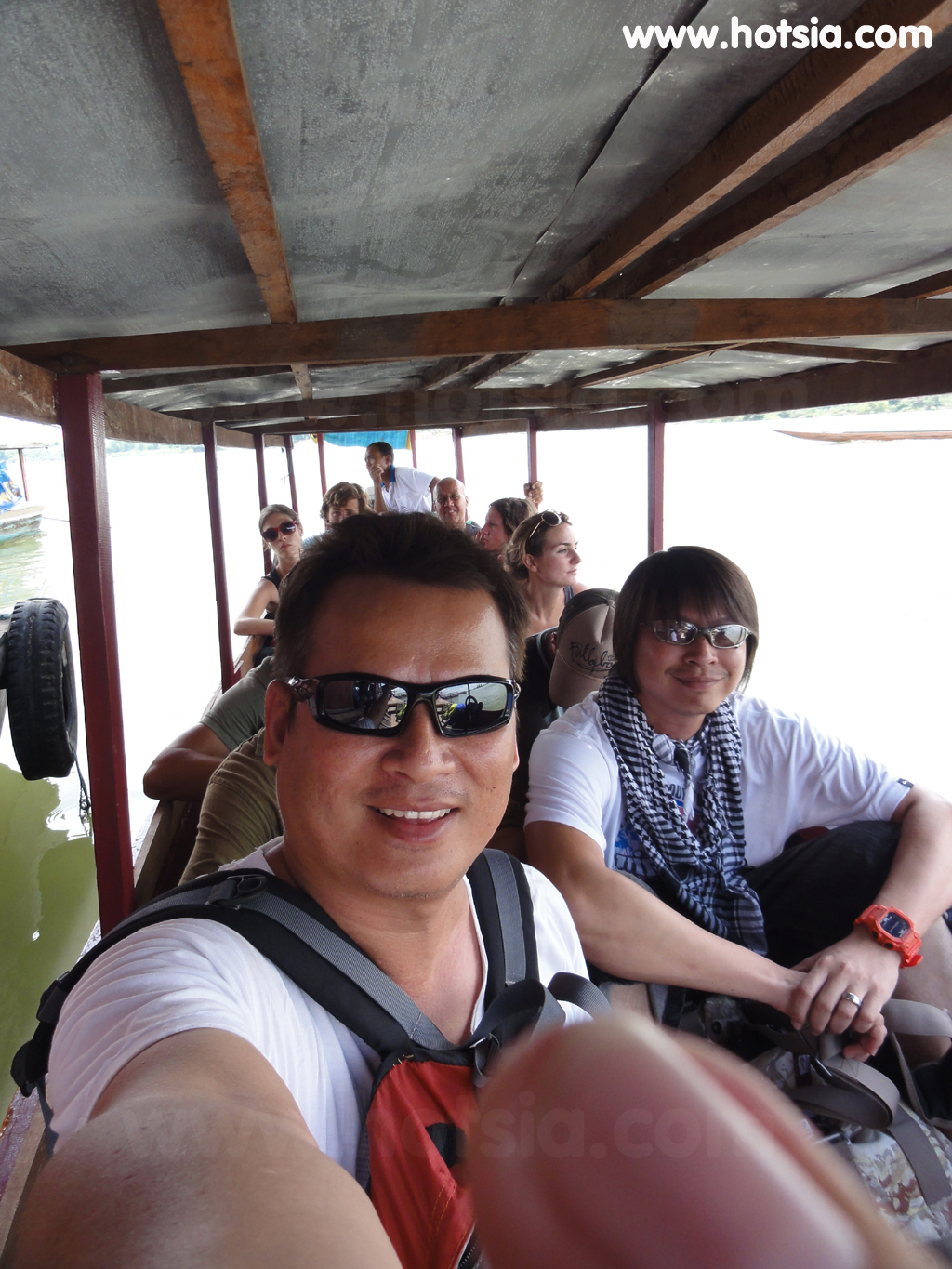 เที่ยวจำปาสัก เรือจากนากะสังไปดอนเดช