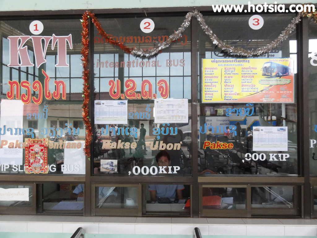 เที่ยวปากเซ จำปาสัก สถานีรถโดยสารปากเซ อุบล