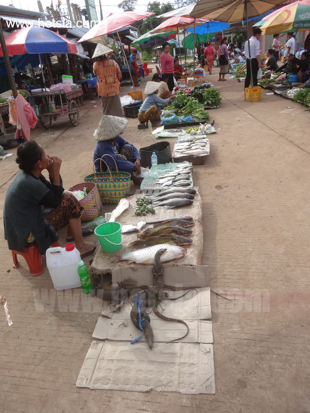 จำปาสัก ตลาดเย็นนากะสัง