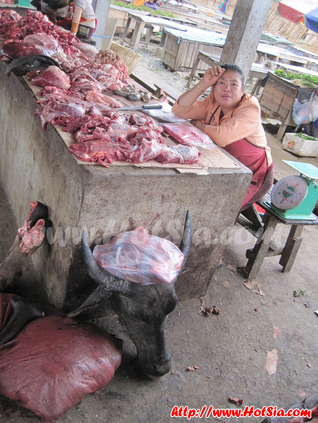 ซำเหนือแขวงหัวพัน ตลาดซำเหนือ