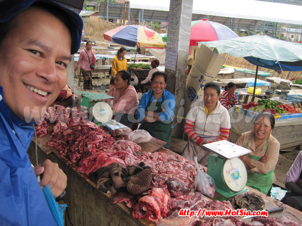 ซำเหนือแขวงหัวพัน ตลาดซำเหนือ