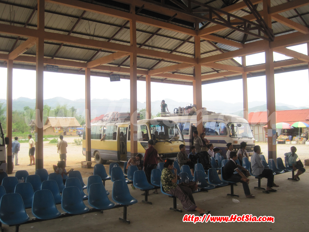 เที่ยวลาว หลวงน้ำทา สถานีขนส่งหลวงน้ำทา(bus station Luang Namtha)