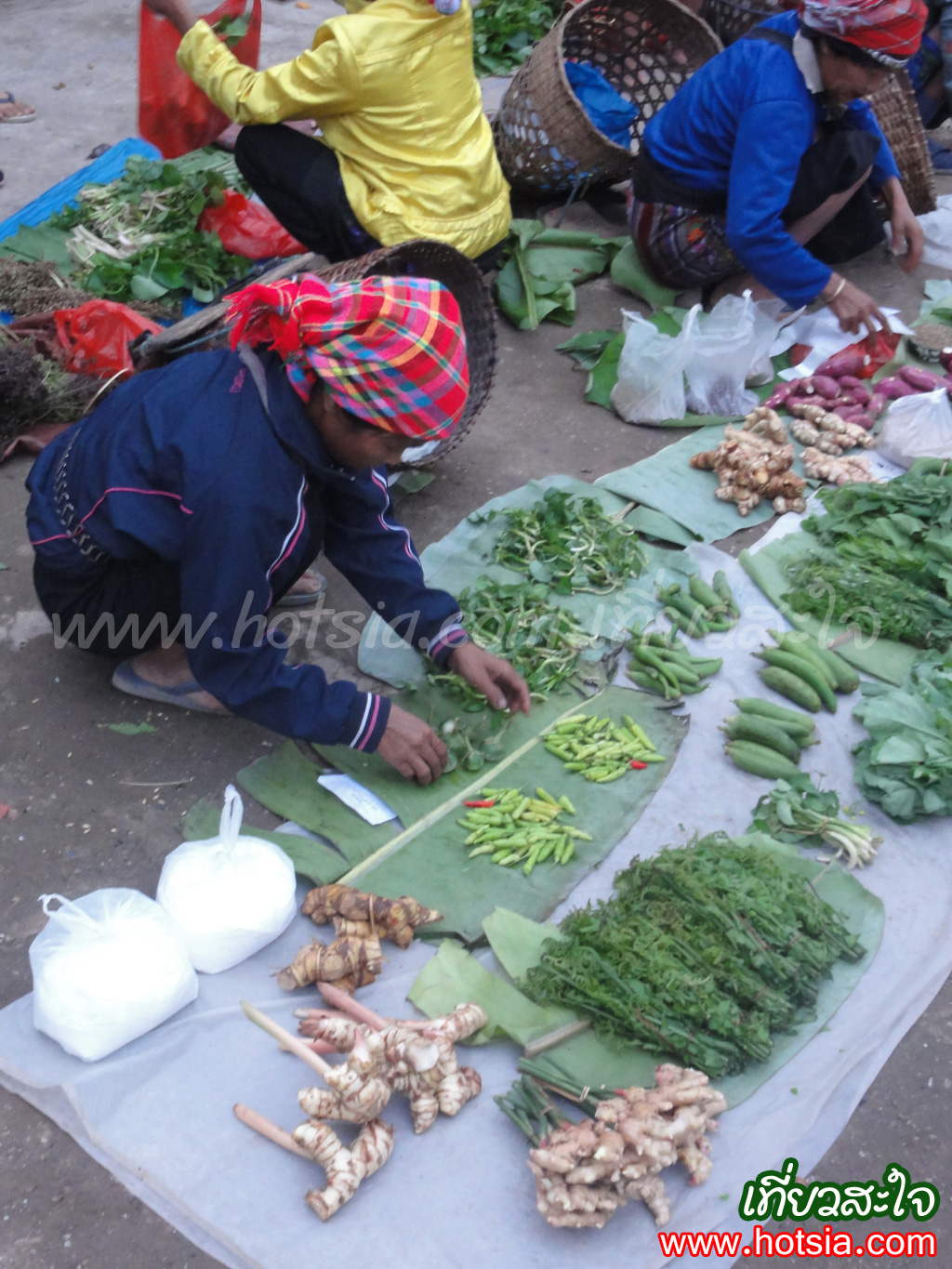 หลวงน้ำทา ตลาดเช้าเมืองสิง