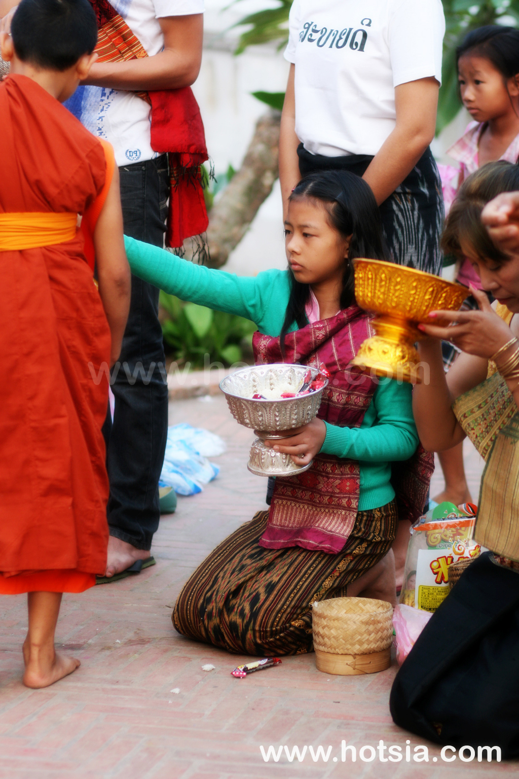 หลวงพระบาง การแต่งกายของชาวหลวงพระบาง