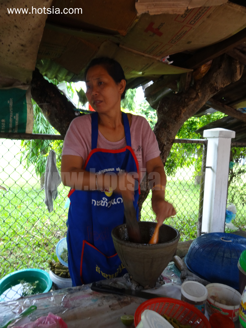 เที่ยวหลวงพระบางด้วยตัวเอง ส้มตำลาวหลวงพระบาง
