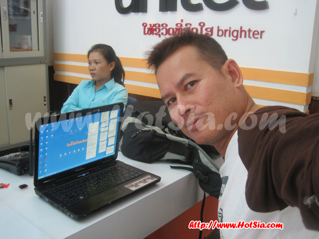 เที่ยวปากเซ จำปาสัก การใช้งานอินเตอร์เน็ต 3G ในลาว