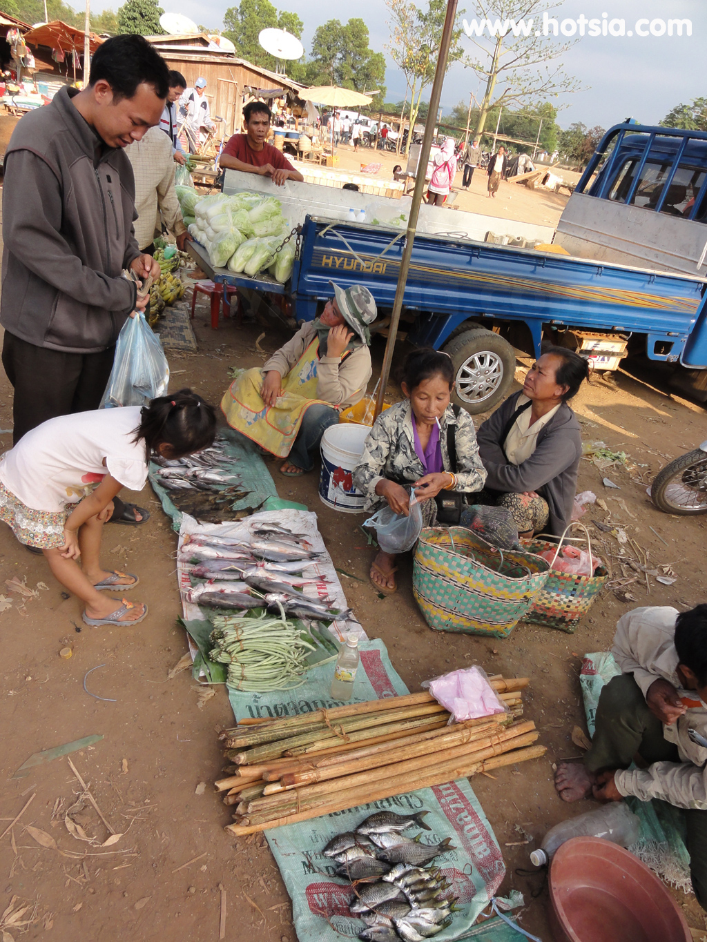 เที่ยวปากเซ จำปาสัก ตลาดหลัก 14 ปากเซ