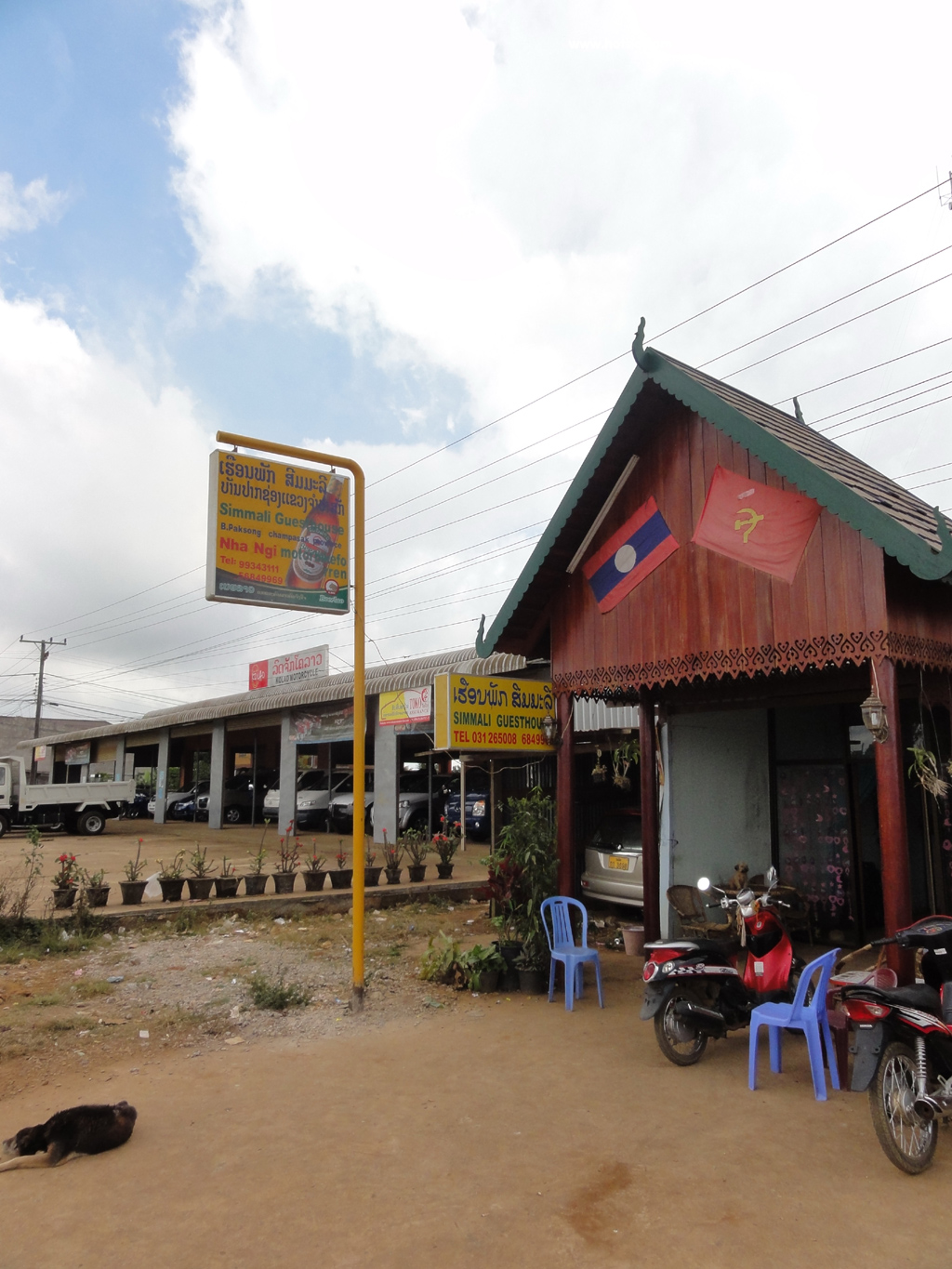 เที่ยวปากเซ จำปาสัก สิมมาลีเกรสเฮ้าส์ ที่พักที่ปากซองที่ขอแนะนำ