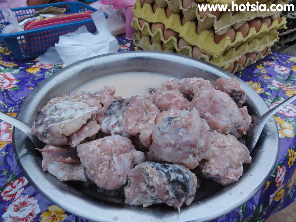แขวงไชยบุรี ตลาดเช้าเมืองหงสา แขวงไชยบุรี