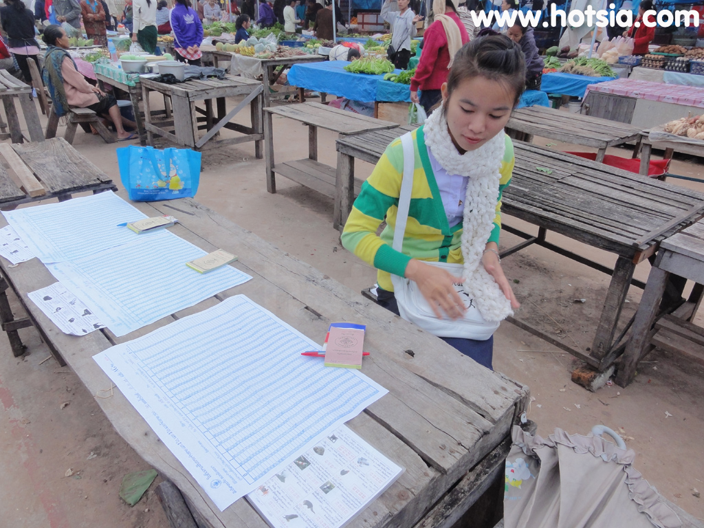 แขวงไชยบุรี ตลาดเช้าเมืองหงสา แขวงไชยบุรี