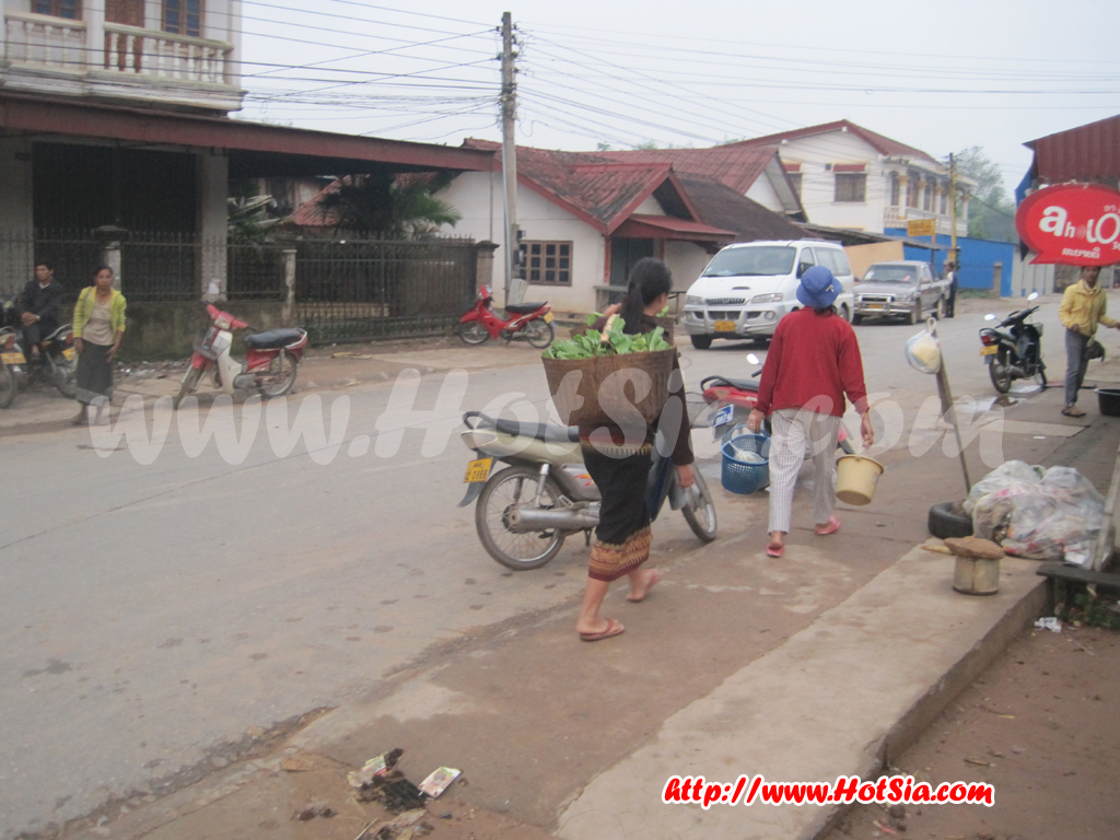 ประเทศลาว แขวงอุดมไชย ตลาดเมืองเมืองไชย อุดมไชย(Udomxai muang xai market)