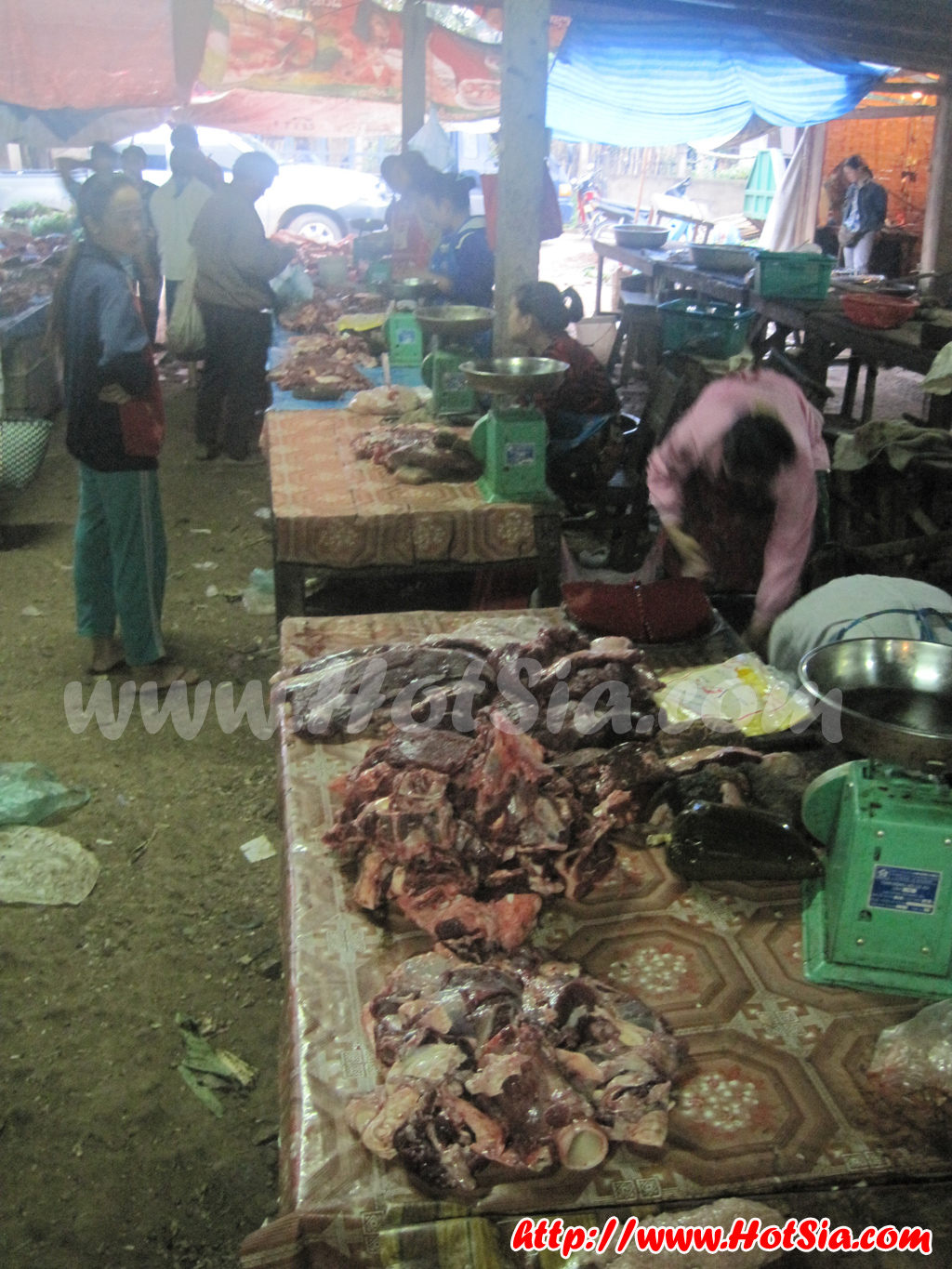 ประเทศลาว แขวงอุดมไชย ตลาดเมืองเมืองไชย อุดมไชย(Udomxai muang xai market)
