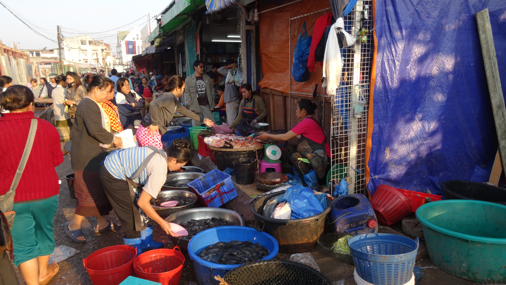 เที่ยวเวียงจันทน์ ตลาดเช้าเวียงจันทน์