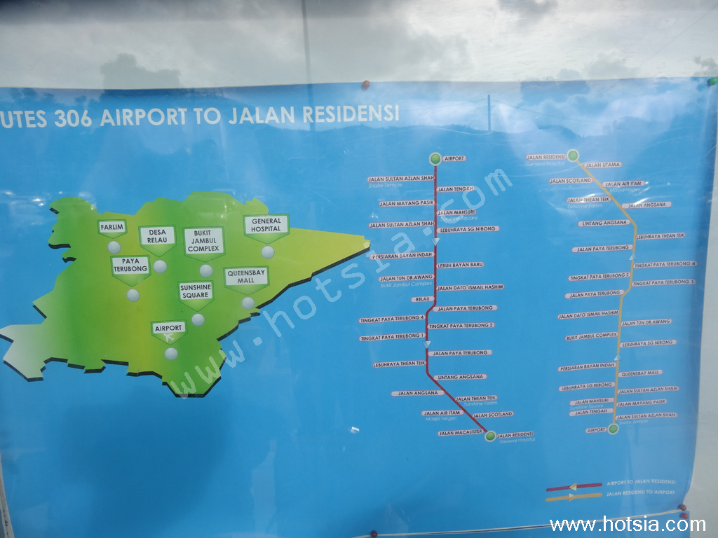 เกาะปีนัง เดินทางจากสนามบินปีนังไปจอร์จทาวน์