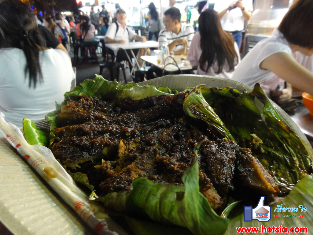 เที่ยวเกาะปีนัง อีกันบาก้า (Ikan Bakar) ปลากระเบนย่างเกาะปีนัง