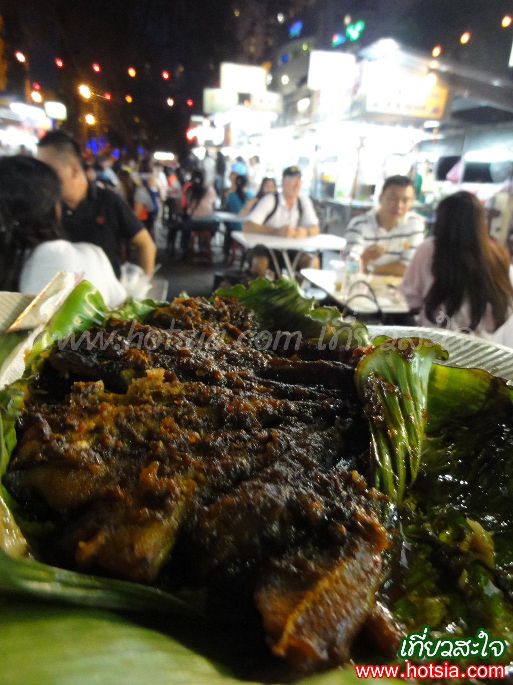 เที่ยวเกาะปีนัง อีกันบาก้า (Ikan Bakar) ปลากระเบนย่างเกาะปีนัง