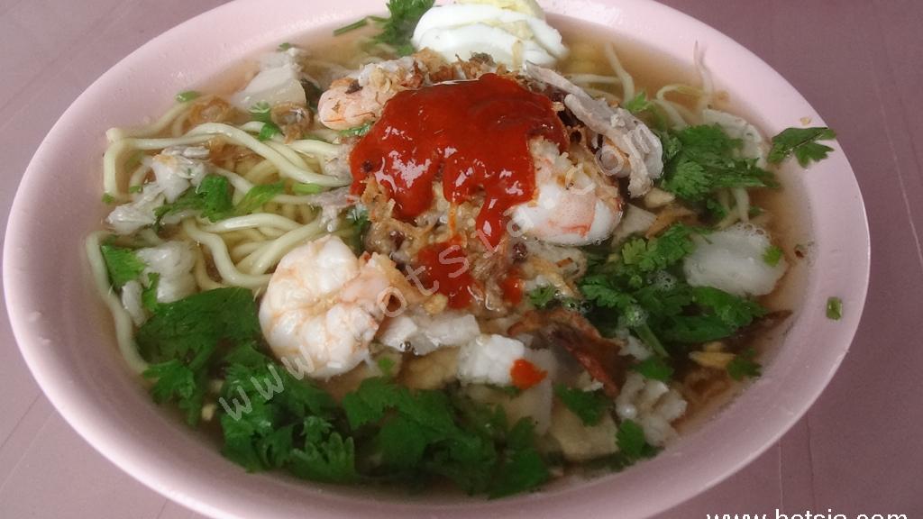 เกาะปีนัง บะหมี่น้ำใสกุ้ง