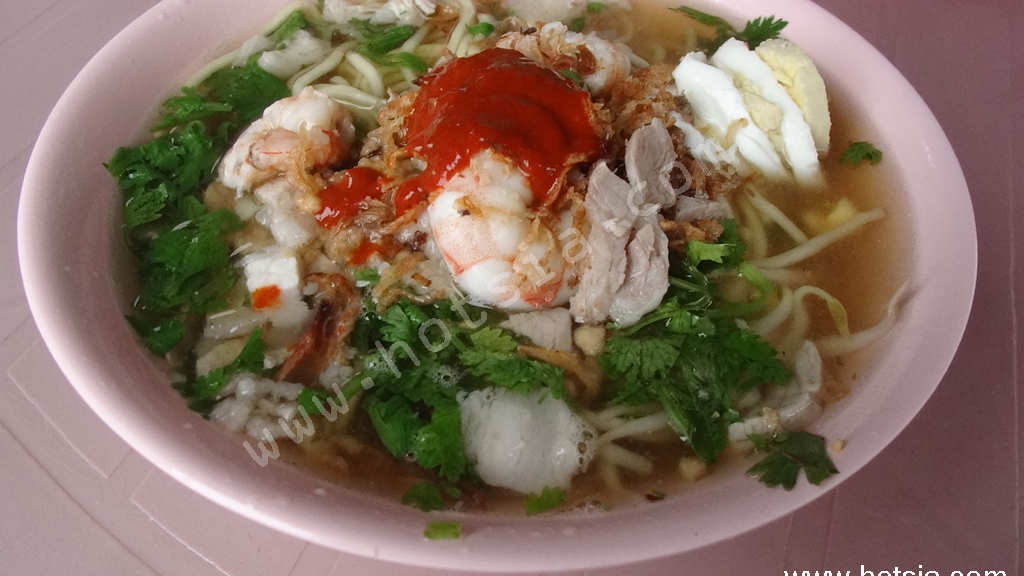 เกาะปีนัง บะหมี่น้ำใสกุ้ง
