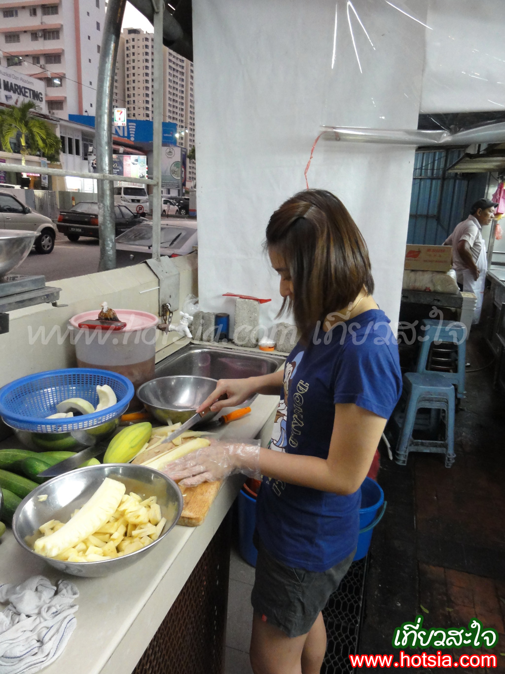 เที่ยวเกาะปีนัง โรจั๊ก (ROJAK) ผลไม้น้ำปลาหวานเกาะปีนัง