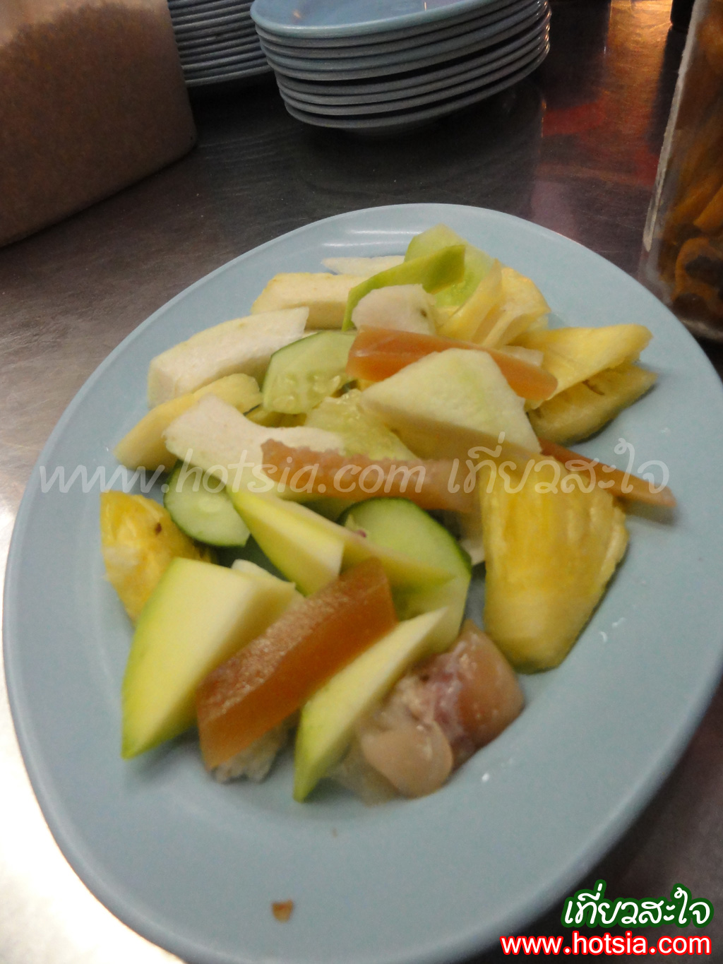 เที่ยวเกาะปีนัง โรจั๊ก (ROJAK) ผลไม้น้ำปลาหวานเกาะปีนัง
