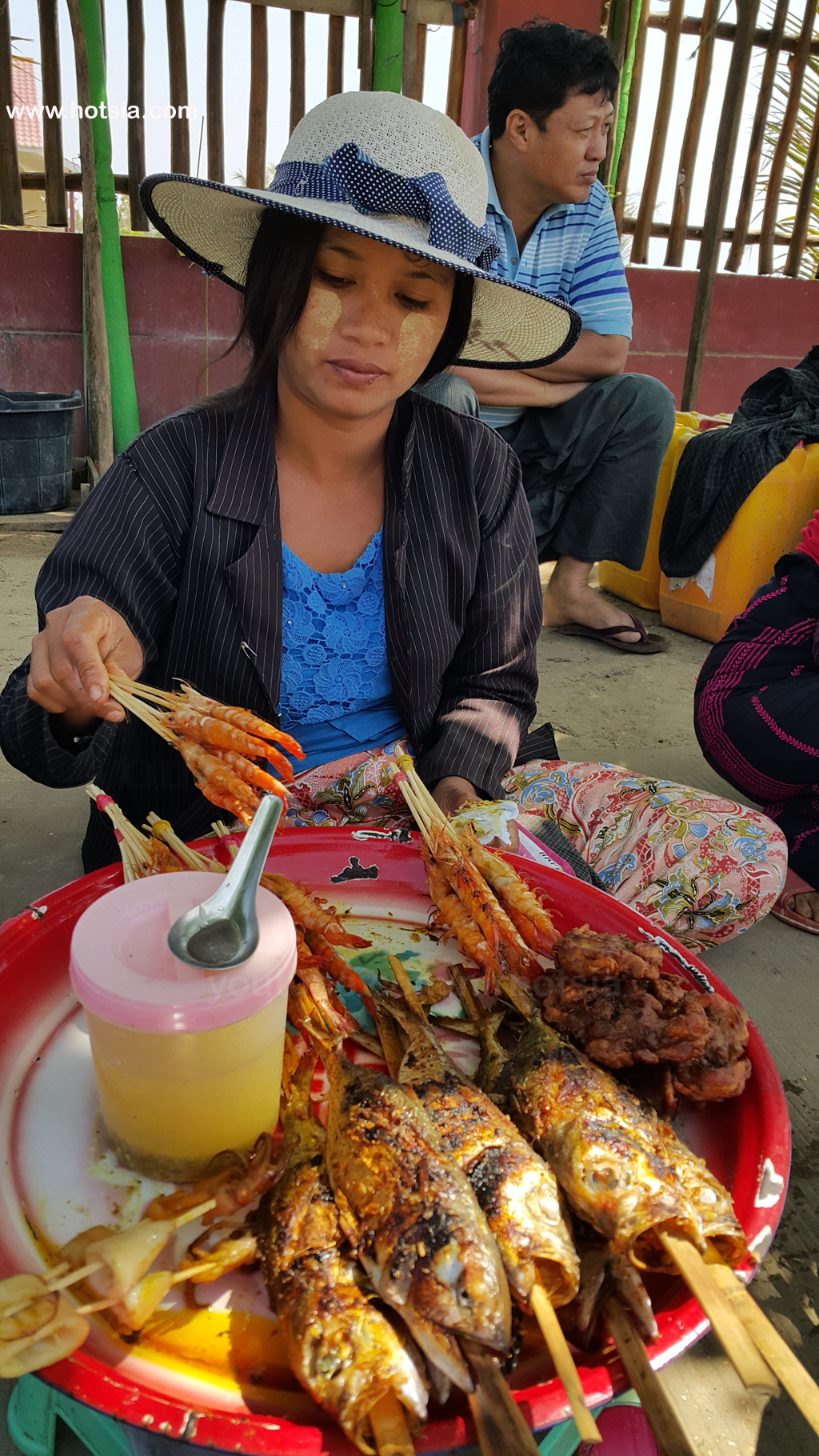 เขตอิรวดี อาหารการกินหาดหง่วยวง พม่า