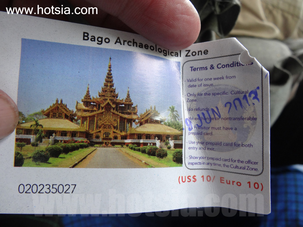 เที่ยวพะโคด้วยตัวเอง พระราชวังบุเรงนอง