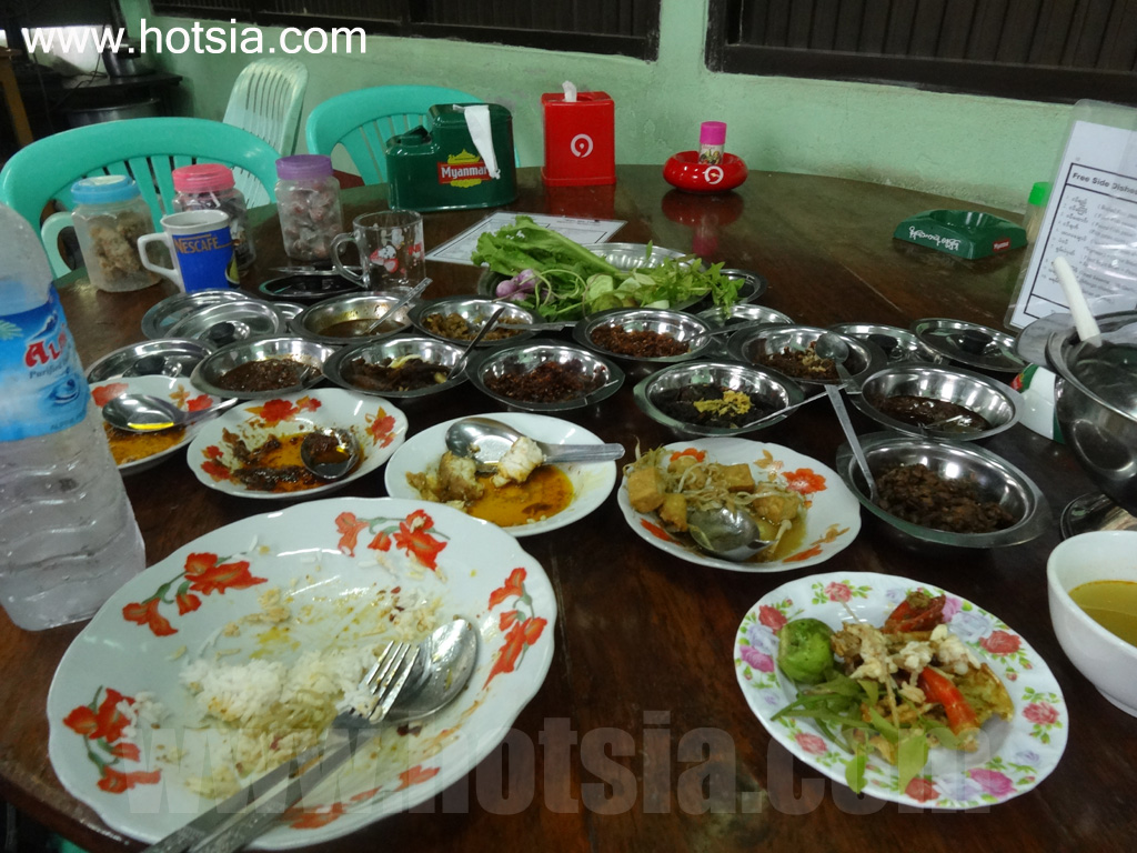 เที่ยวพะอัน รัฐกะเหรี่ยงด้วยตัวเอง อาหารการกินในเมืองพะอัน