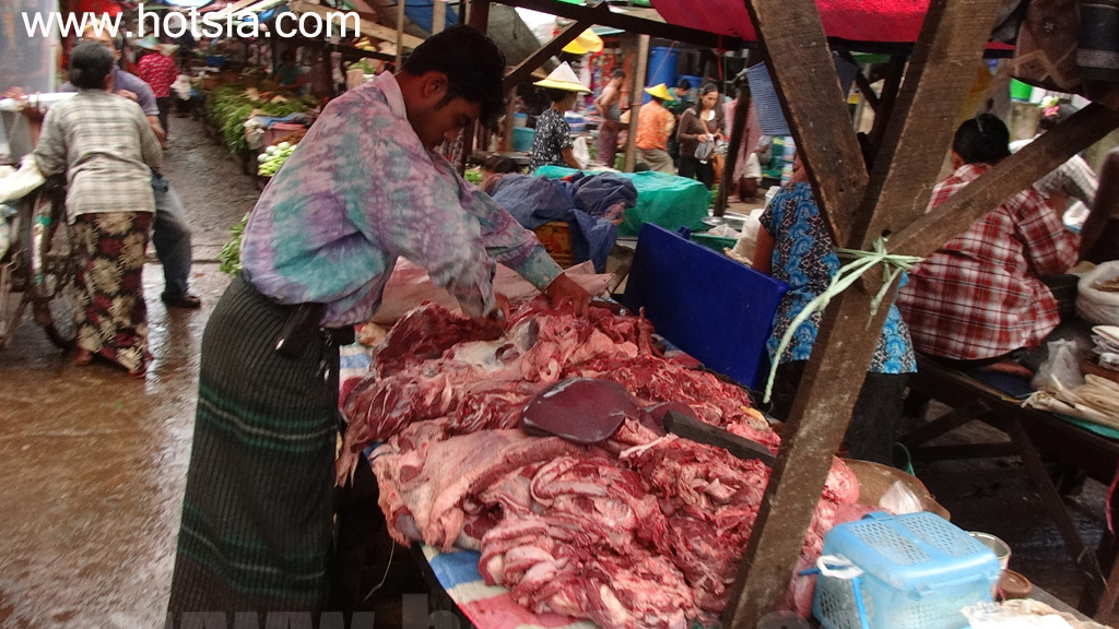 เที่ยวพะอัน รัฐกะเหรี่ยงด้วยตัวเอง ตลาดเช้าเมืองพะอัน