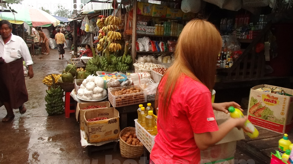 เที่ยวพะอัน รัฐกะเหรี่ยงด้วยตัวเอง ตลาดเช้าเมืองพะอัน