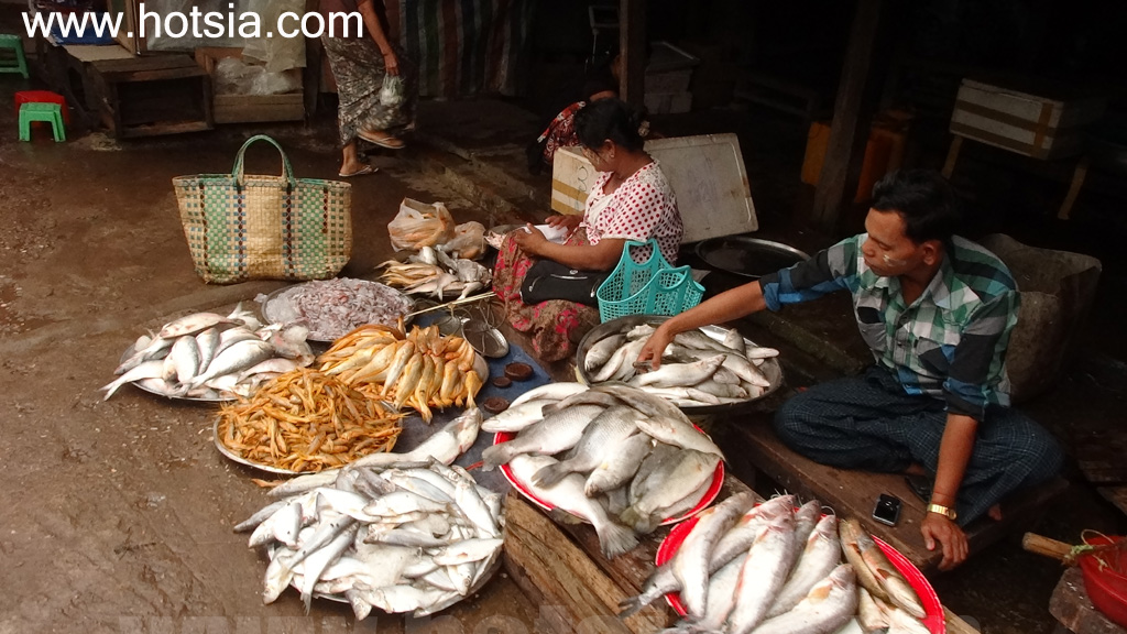 เที่ยวพะอัน รัฐกะเหรี่ยงด้วยตัวเอง ตลาดเช้าเมืองพะอัน