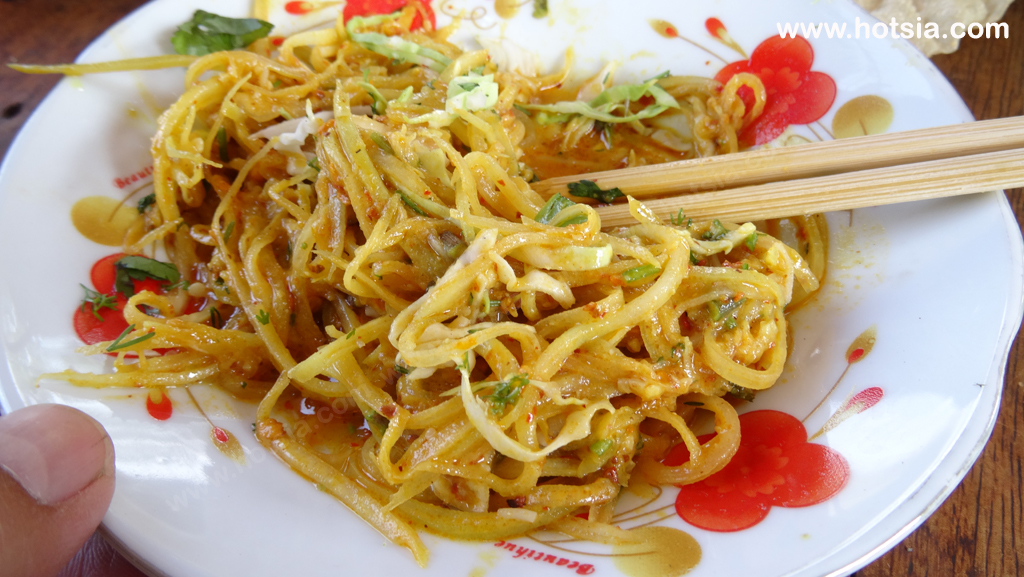 พม่า ทะเลสาบอินเล กินส้มตำกับสาวพม่าที่อินเล