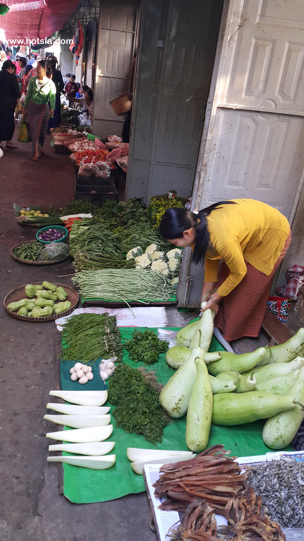 เที่ยวพม่า รัฐกะฉิ่น ตลาดเช้ามิตจีนา รัฐกะฉิ่น พม่า
