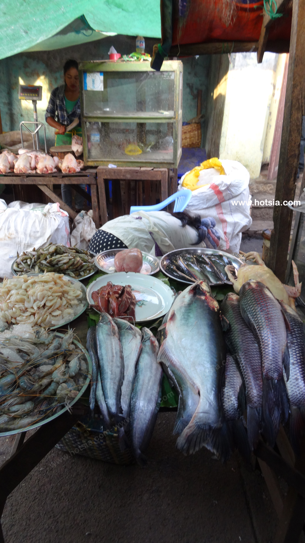 เที่ยวพม่า เที่ยวเมืองกาลอว์ ตลาดเช้าเมืองกาลอว์