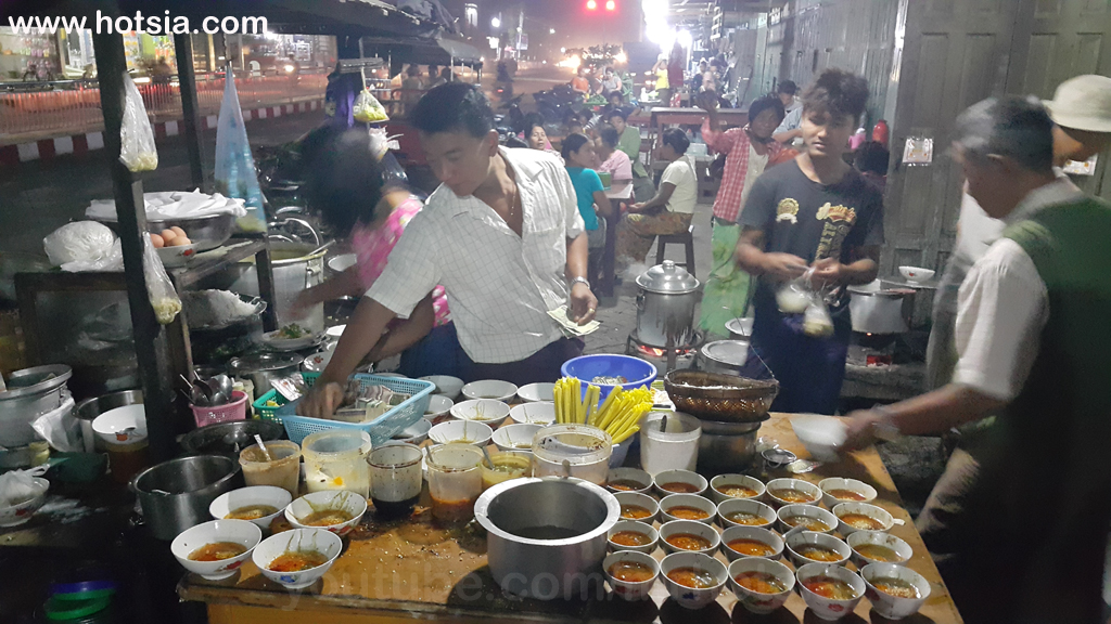แบกเป้เที่ยวกะเล่-มโหย่ อาหารการกินในกะเล่-มโหย่