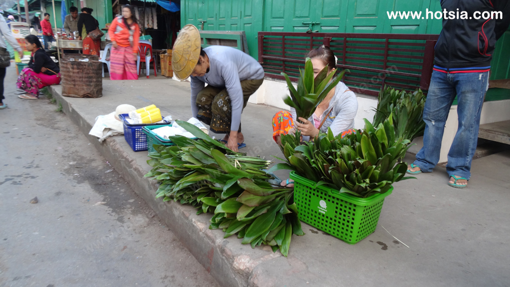 เที่ยวพม่าด้วยตัวเอง เที่ยวเชียงตุงด้วยตัวเอง ตลาดเช้าเชียงตุง ตลาดกลางเชียงตุง