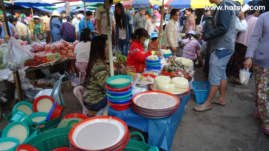 เที่ยวพม่าด้วยตัวเอง เที่ยวเชียงตุงด้วยตัวเอง ก๋วยเตี๋ยวขยำสาวเชียงตุง